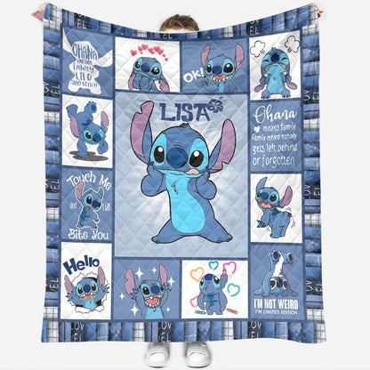 Ohana Means Family - Personalized Ohana Quilt 1122