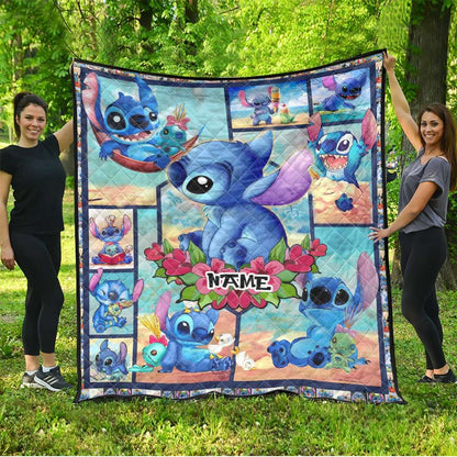 Ohana Means Family - Personalized Ohana Quilt 1122