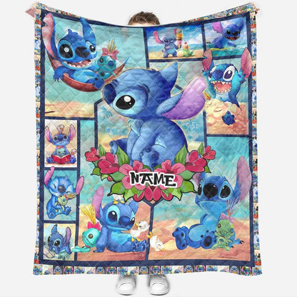 Ohana Means Family - Personalized Ohana Quilt 1122