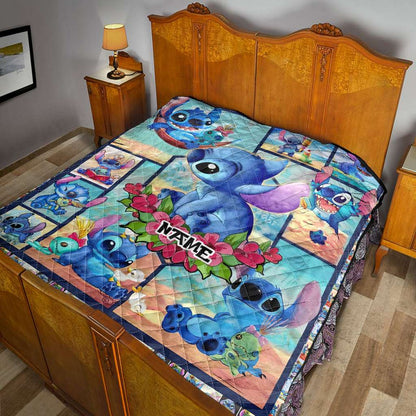 Ohana Means Family - Personalized Ohana Quilt 1122