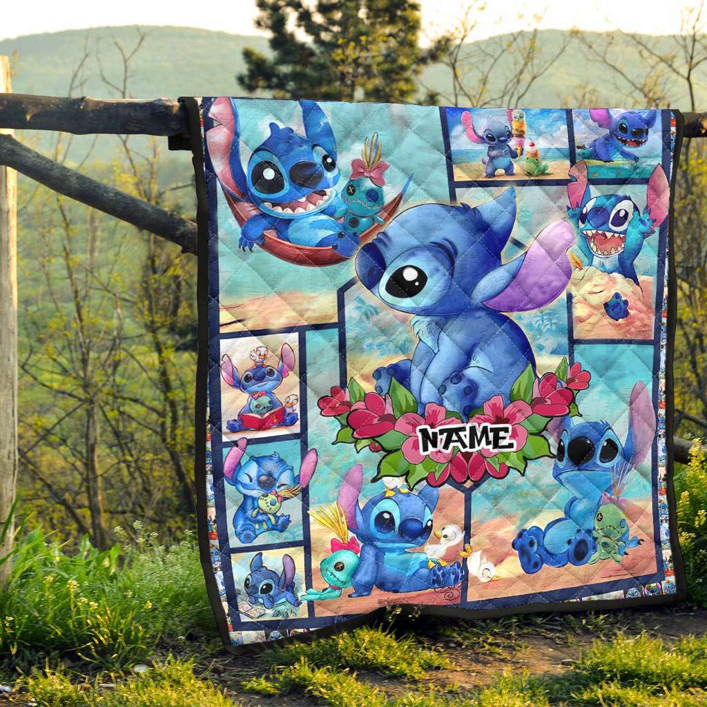 Ohana Means Family - Personalized Ohana Quilt 1122