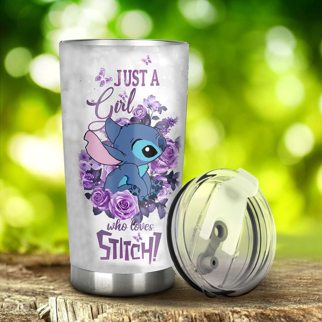 Just A Girl Who Loves - Personalized Ohana Tumbler 1122