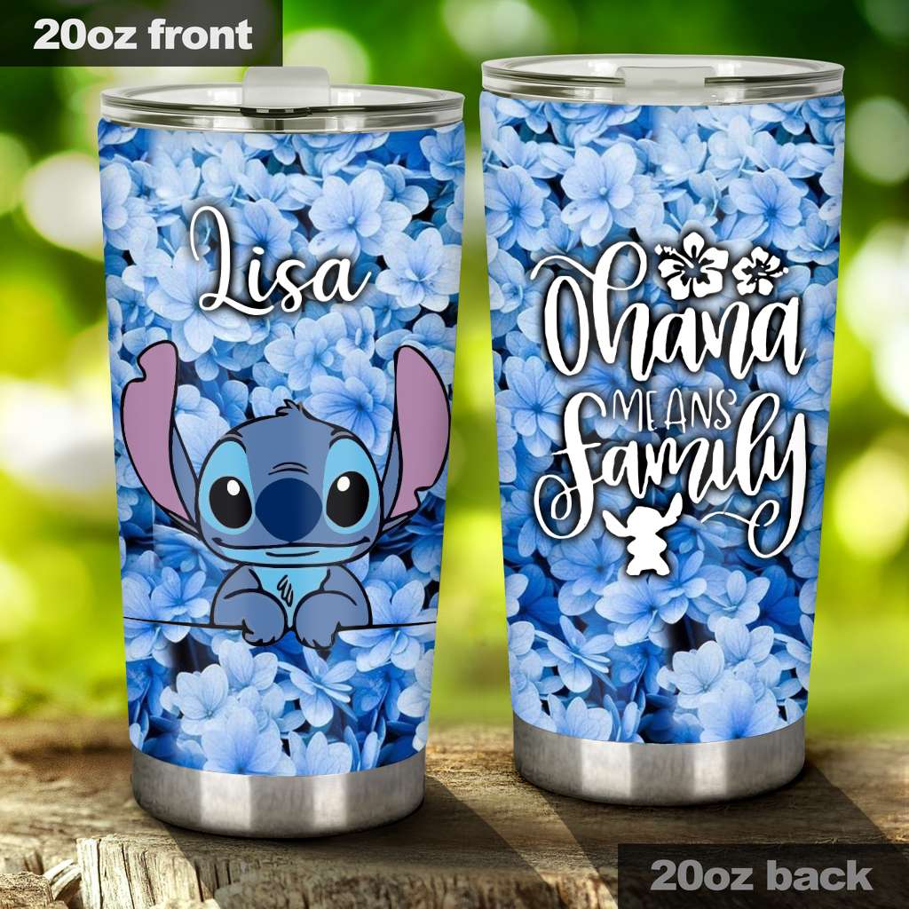 Ohana Means Family - Personalized Ohana Tumbler 1122