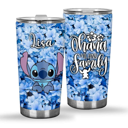 Ohana Means Family - Personalized Ohana Tumbler 1122