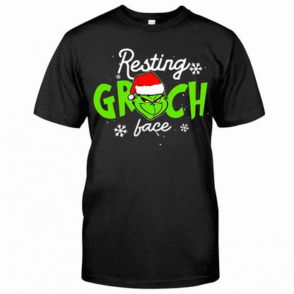 Resting Face - Stole Christmas T-shirt and Hoodie 1122