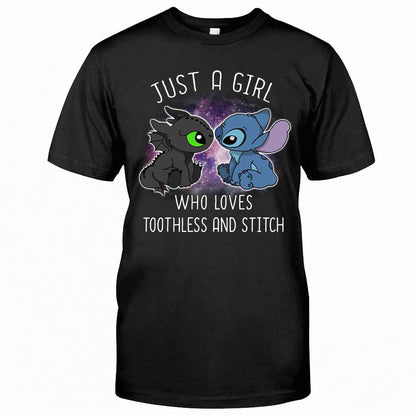 Just A Girl Who Loves Ohana T-shirt and Hoodie 1122