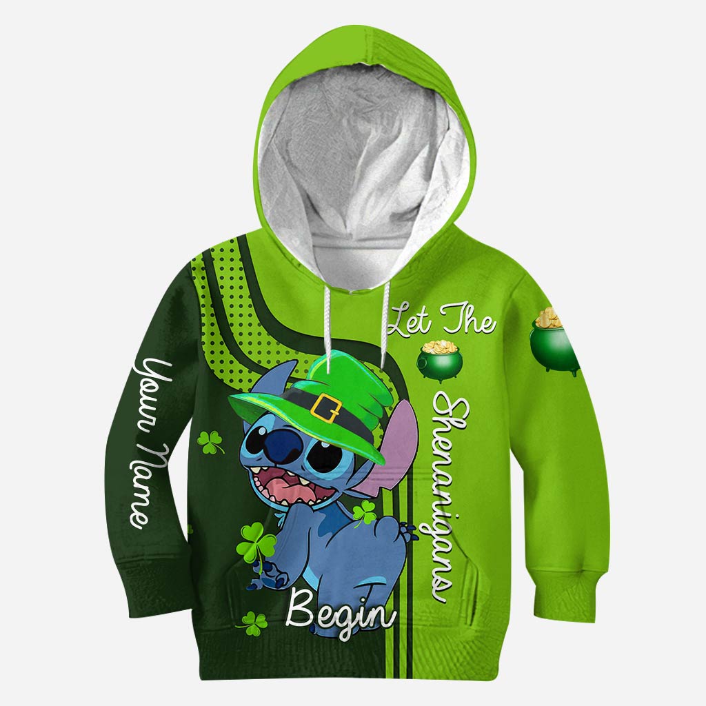 Let The Shenanigans Begin - Personalized St. Patrick's Day Hoodie and Leggings