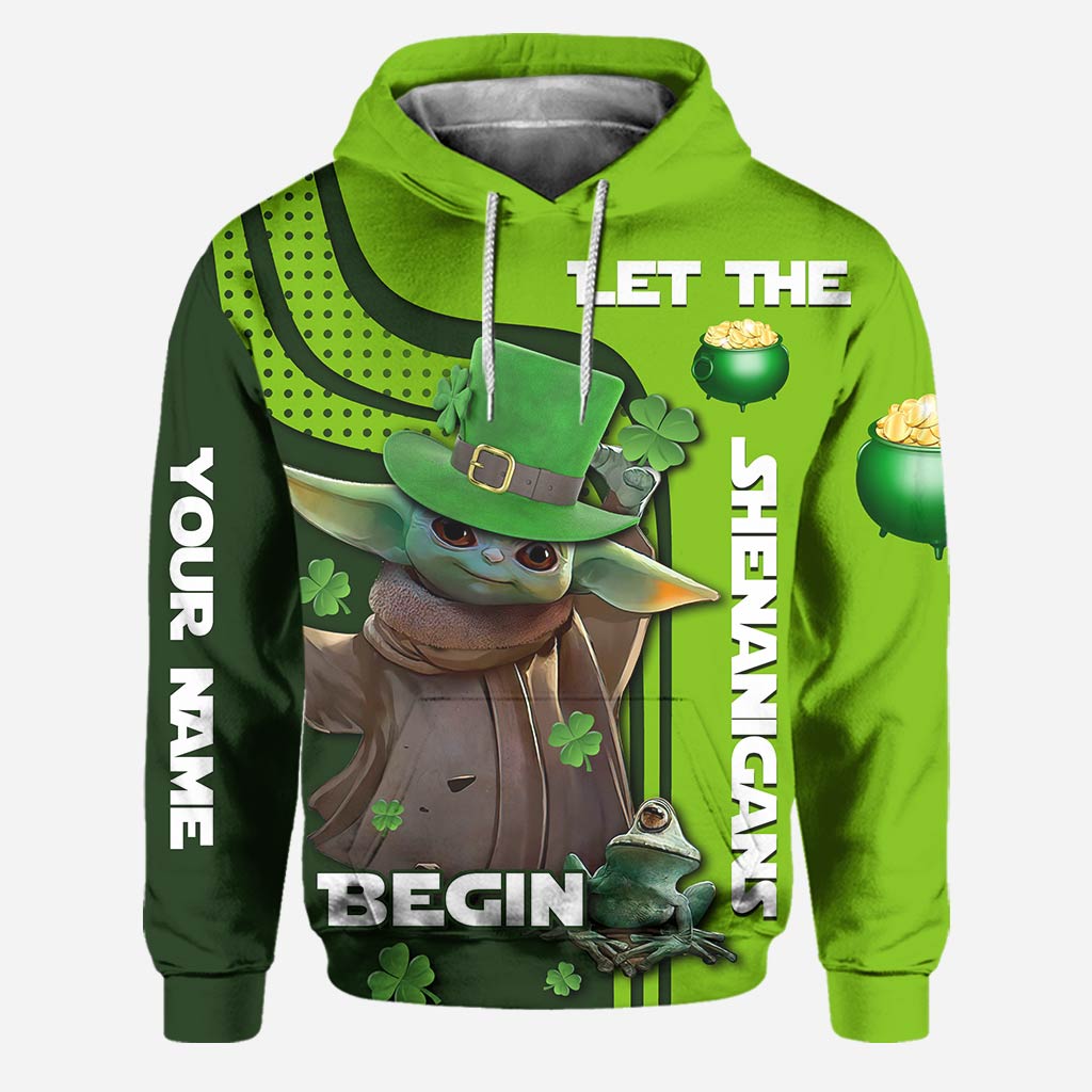 Let The Shenanigans Begin - Personalized St. Patrick's Day Hoodie And Leggings