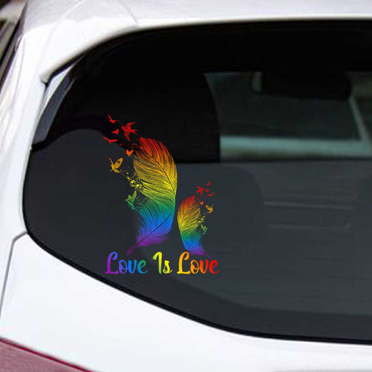 I Am Brave - LGBT Support Decal Full