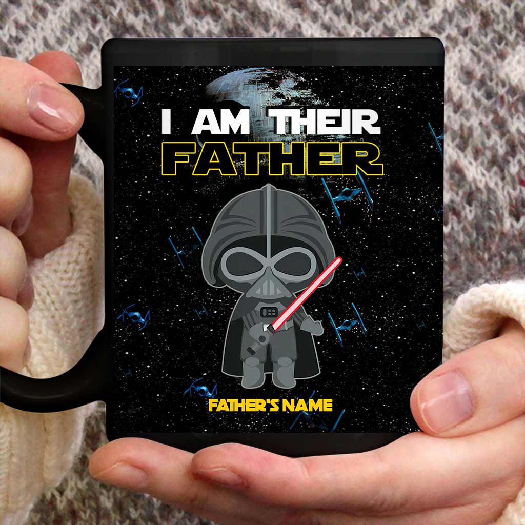 I Am Their Father Grandfather - Personalized Father's Day The Force Mug