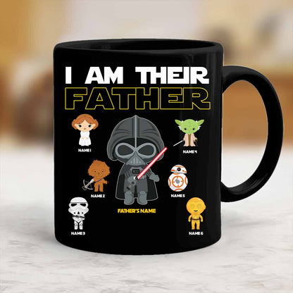 I Am Their Father Grandfather - Personalized Father's Day The Force Mug