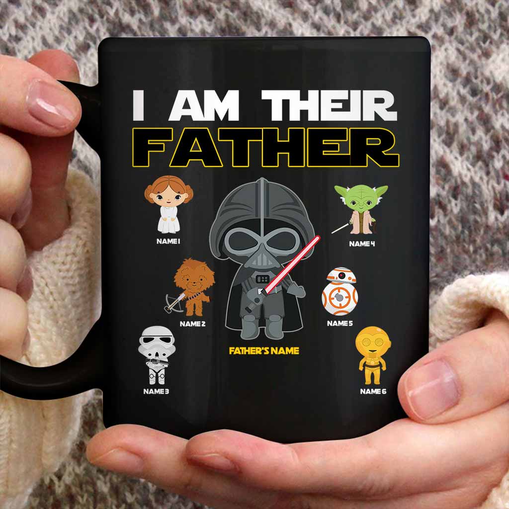 I Am Their Father Grandfather - Personalized Father's Day The Force Mug