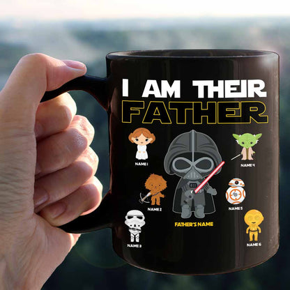 I Am Their Father Grandfather - Personalized Father's Day The Force Mug