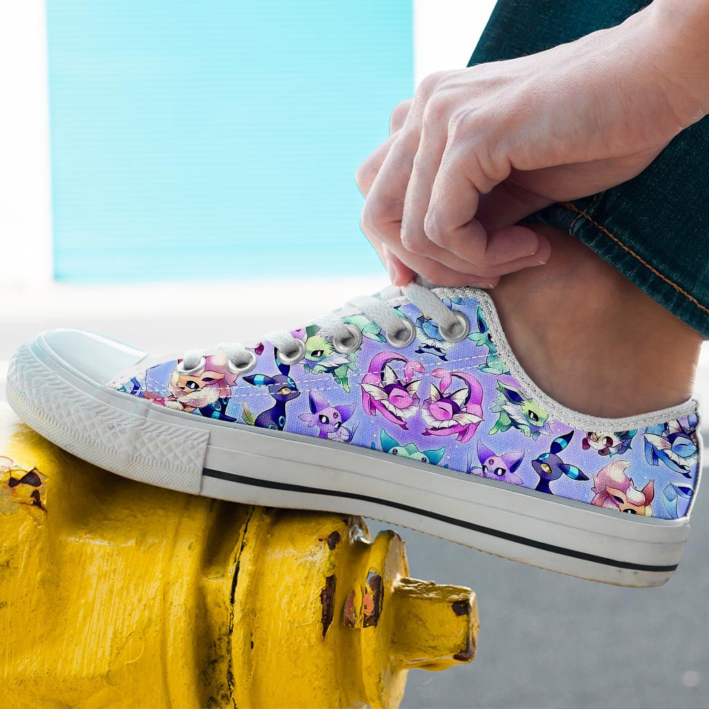 Purple Patten Monster Trainer Low Top Shoes