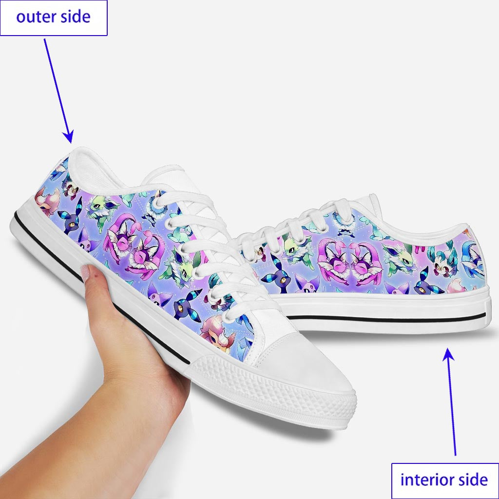 Purple Patten Monster Trainer Low Top Shoes