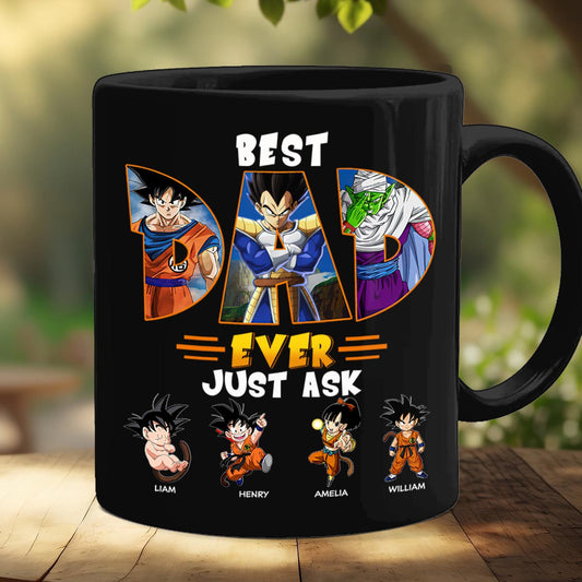 Best Dad Ever - Personalized Seven Balls Mug