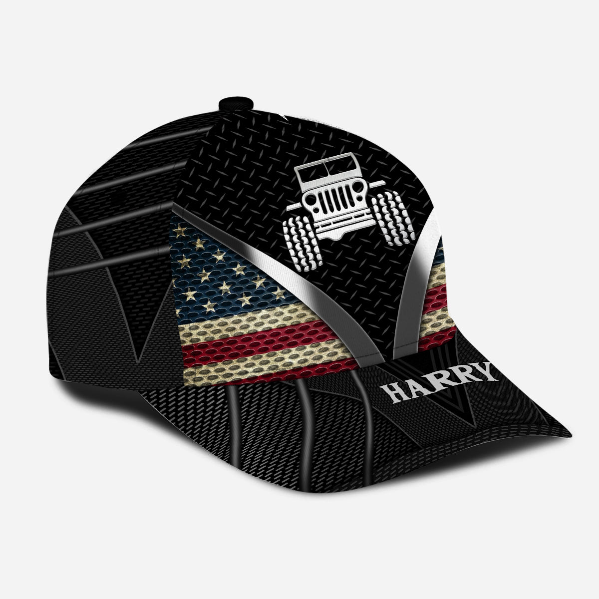 Patriotic Driver - Personalized Car Classic Cap