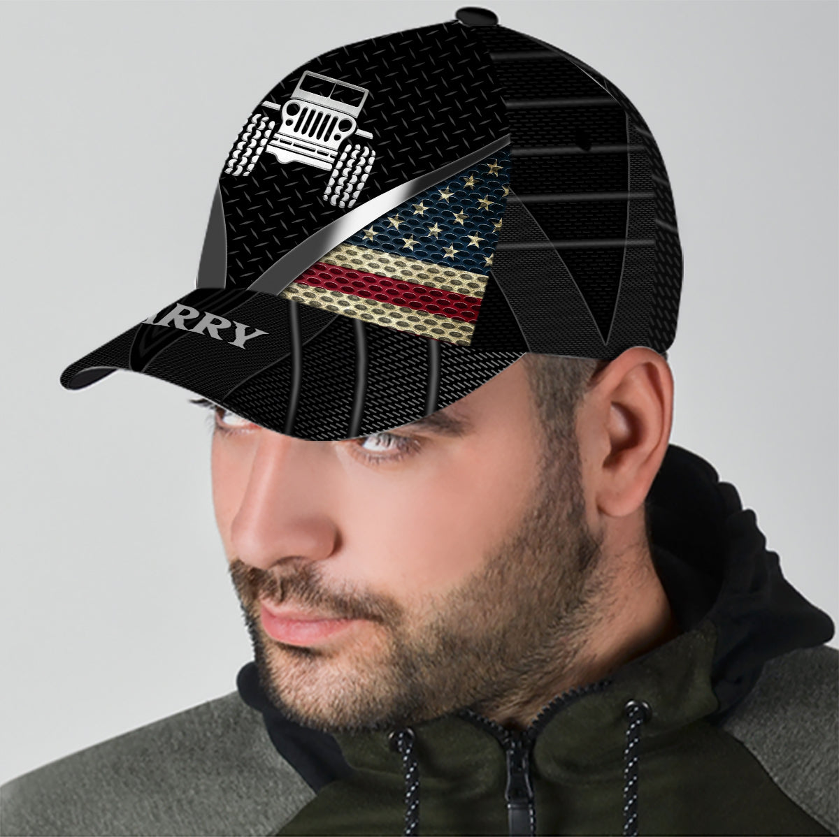 Patriotic Driver - Personalized Car Classic Cap