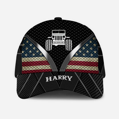 Patriotic Driver - Personalized Car Classic Cap