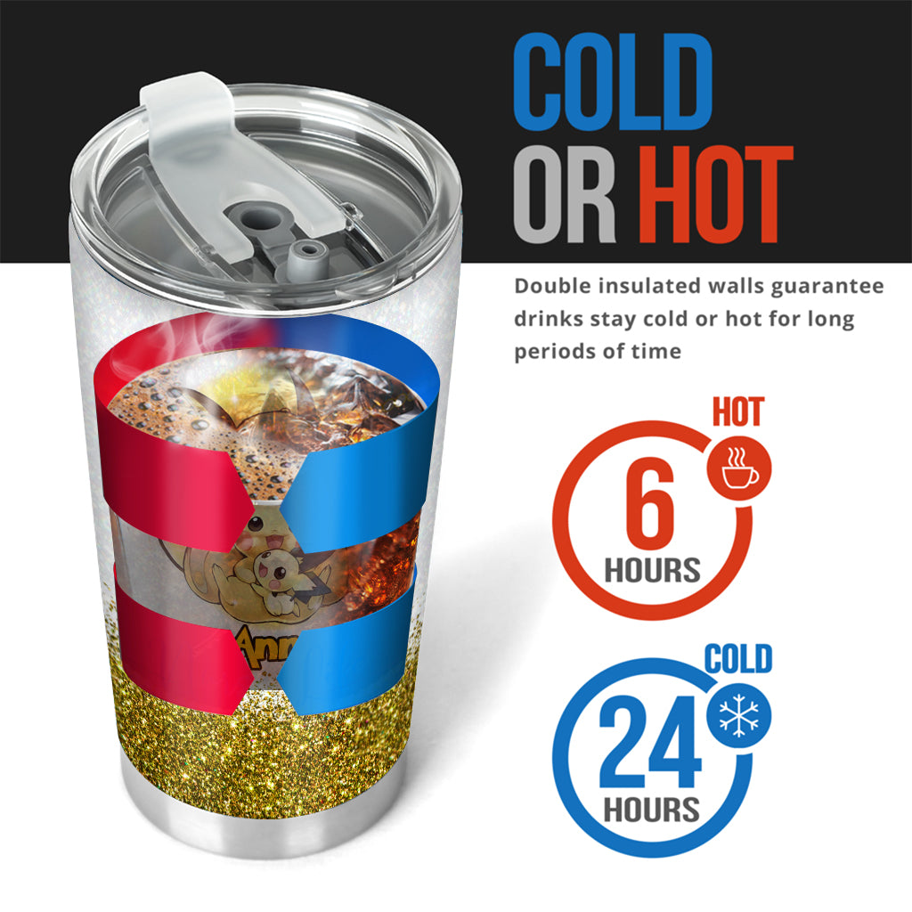 Just A Girl - Personalized Monster Trainer Tumbler