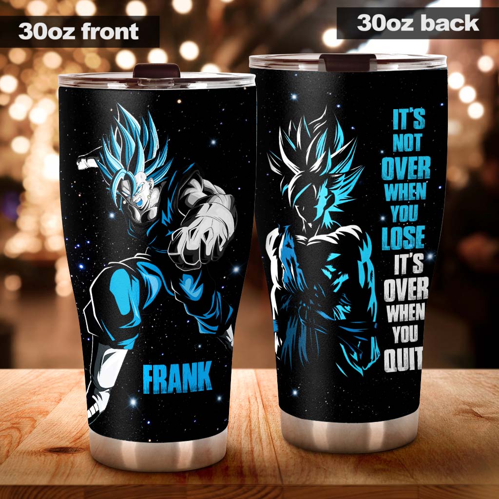 Quitting Is Not - Personalized Seven Balls Tumbler