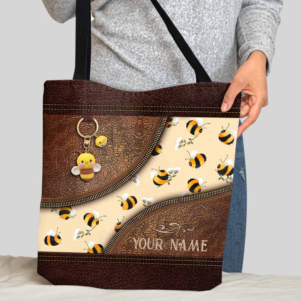 Little Bees Personalized  Tote Bag