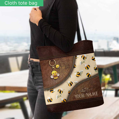 Little Bees Personalized  Tote Bag