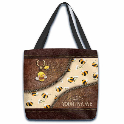 Little Bees Personalized  Tote Bag