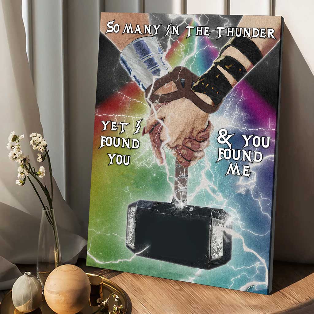 So Many In The Thunder - Personalized Canvas And Poster