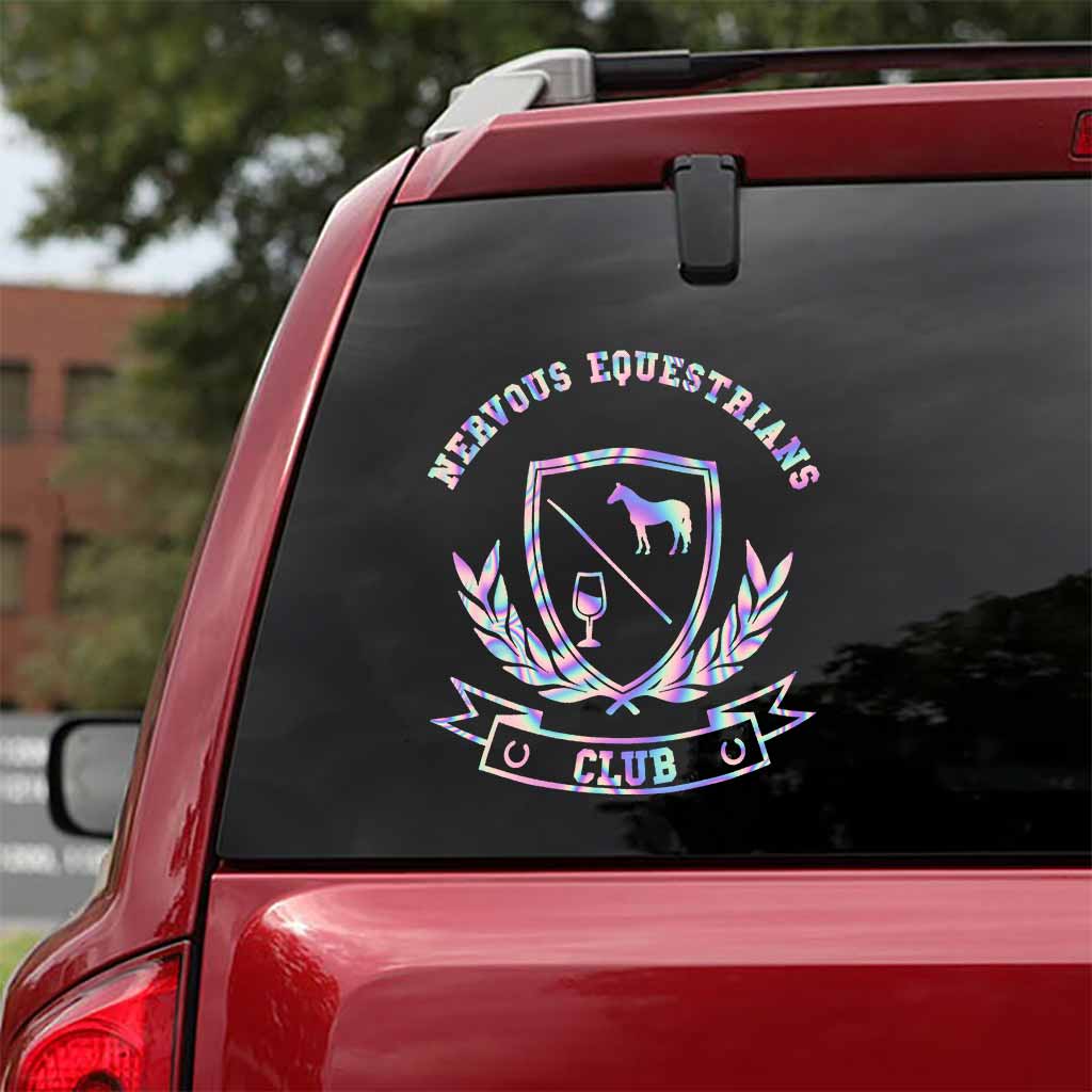 Nervous Equestrians Club - Horse Decal Full