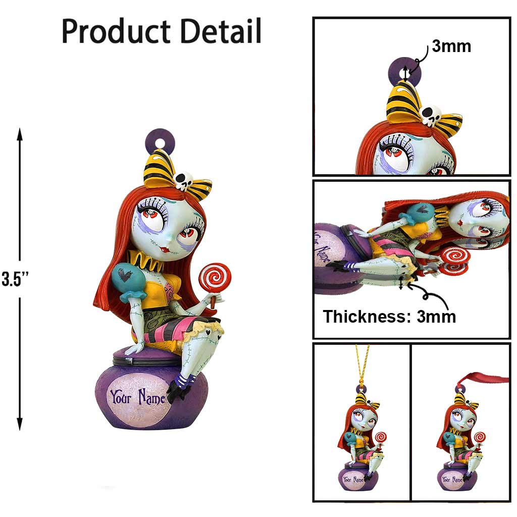 Deadly Night Shade - Personalized Nightmare Ornament (Printed On Both Sides)