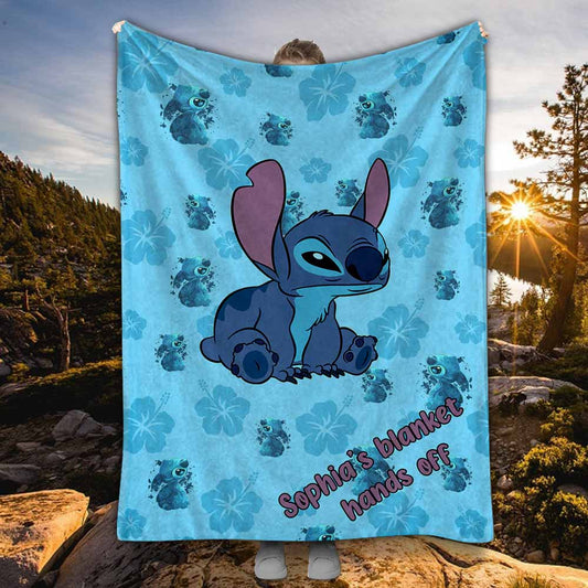 Hands Off - Personalized Ohana Blanket