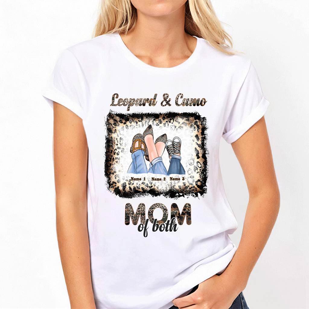 Leopard And Camo - Personalized Mother's Day T-shirt and Hoodie