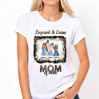 Leopard And Camo - Personalized Mother's Day T-shirt and Hoodie