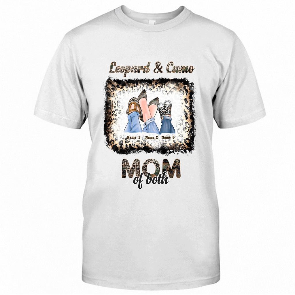 Leopard And Camo - Personalized Mother's Day T-shirt and Hoodie