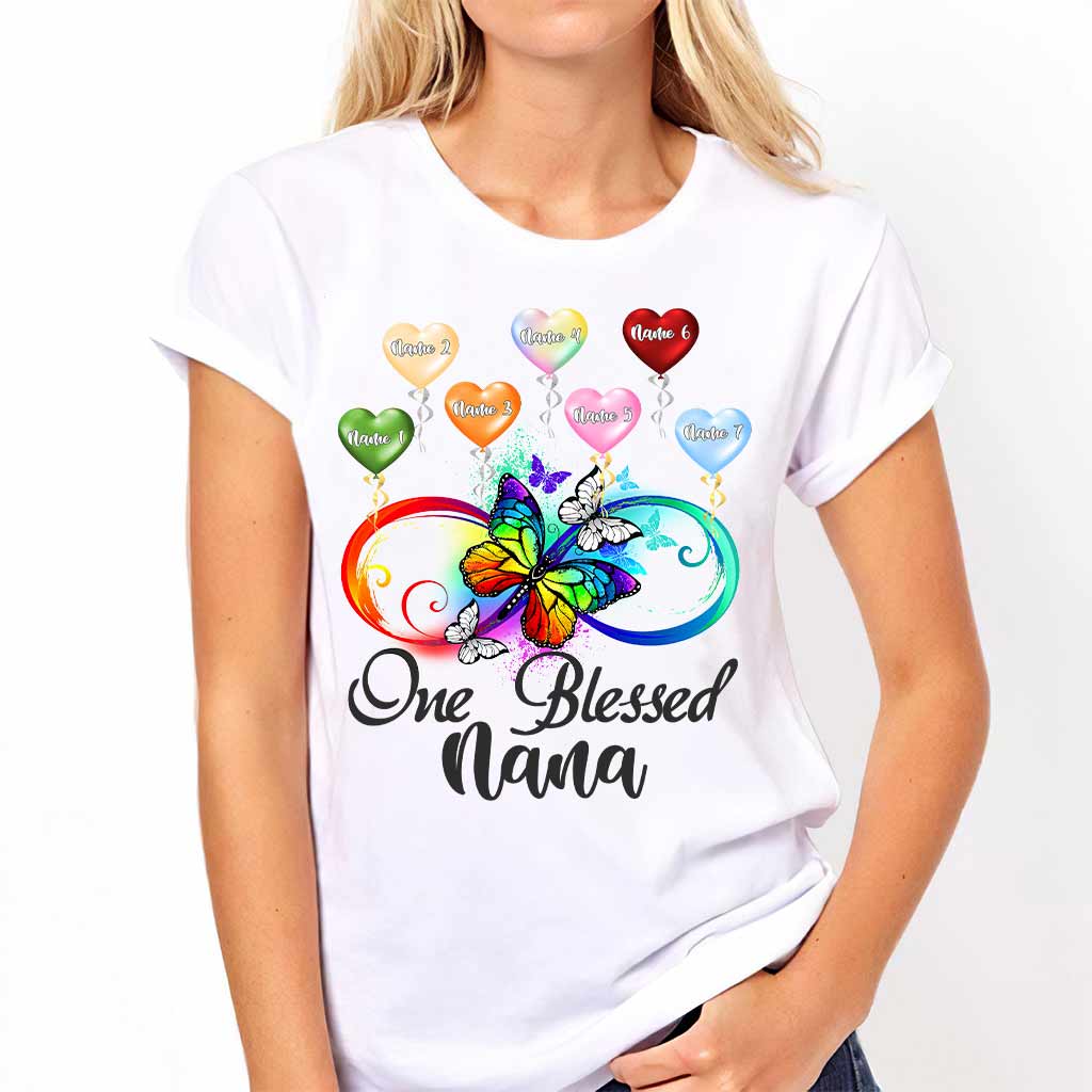 One Blessed Nana - Personalized Grandma T-shirt and Hoodie