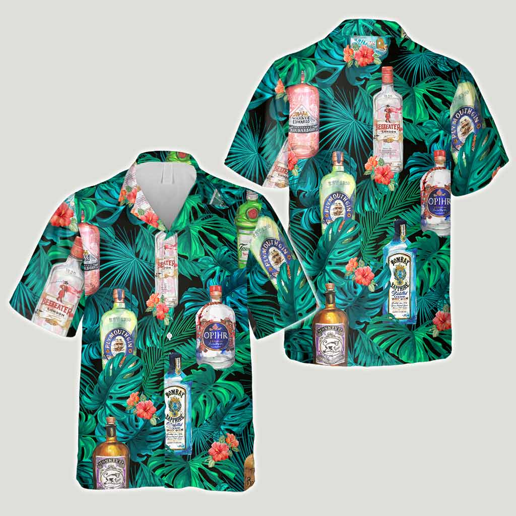 Let The Fun Be-gin Tropical Pattern - Hawaiian Shirt