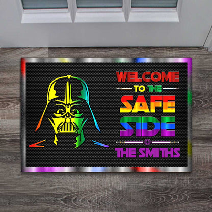 Welcome To The Safe Side - Personalized LGBT Support Doormat