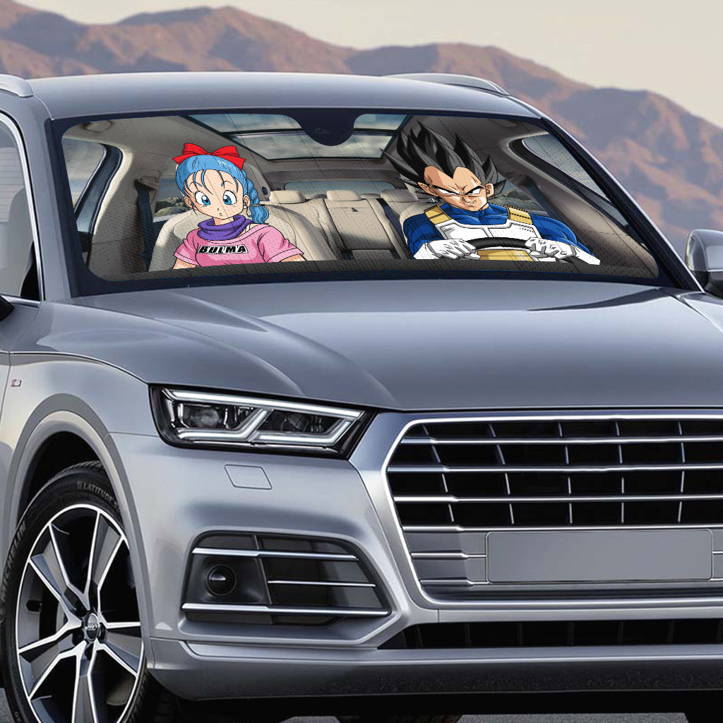 A Happy Couple Seven Balls Car Sunshade