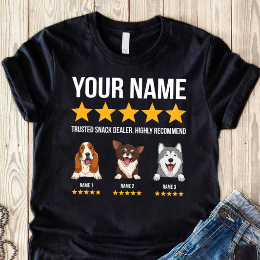 Trusted Snack Dealer - Dog Personalized T-shirt And Hoodie