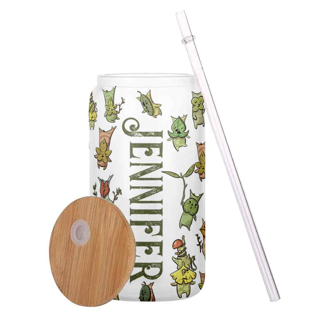 Funny Green Tree - Personalized The Adventurer Can Glass