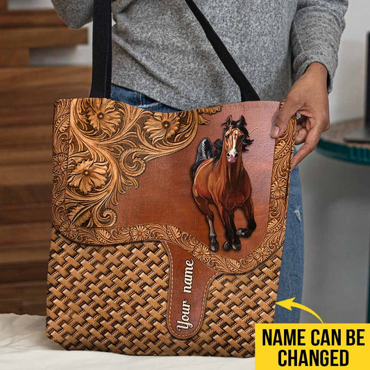 Saddle Bag - Horse Personalized Tote Bag