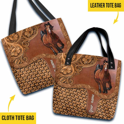 Saddle Bag - Horse Personalized Tote Bag