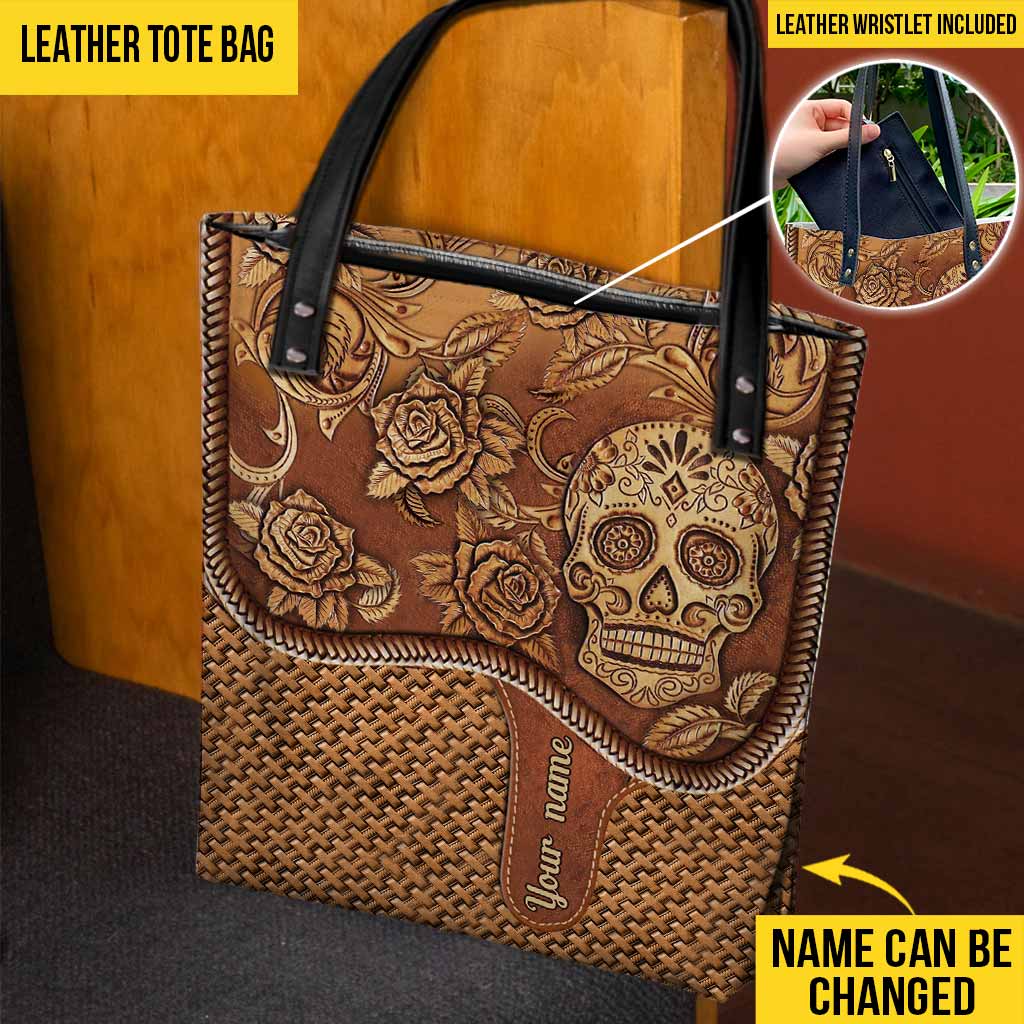 Saddle - Skull Personalized Tote Bag