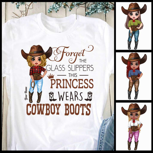 Forget The Glass Slipper - Personalized Country Girl T-shirt and Hoodie