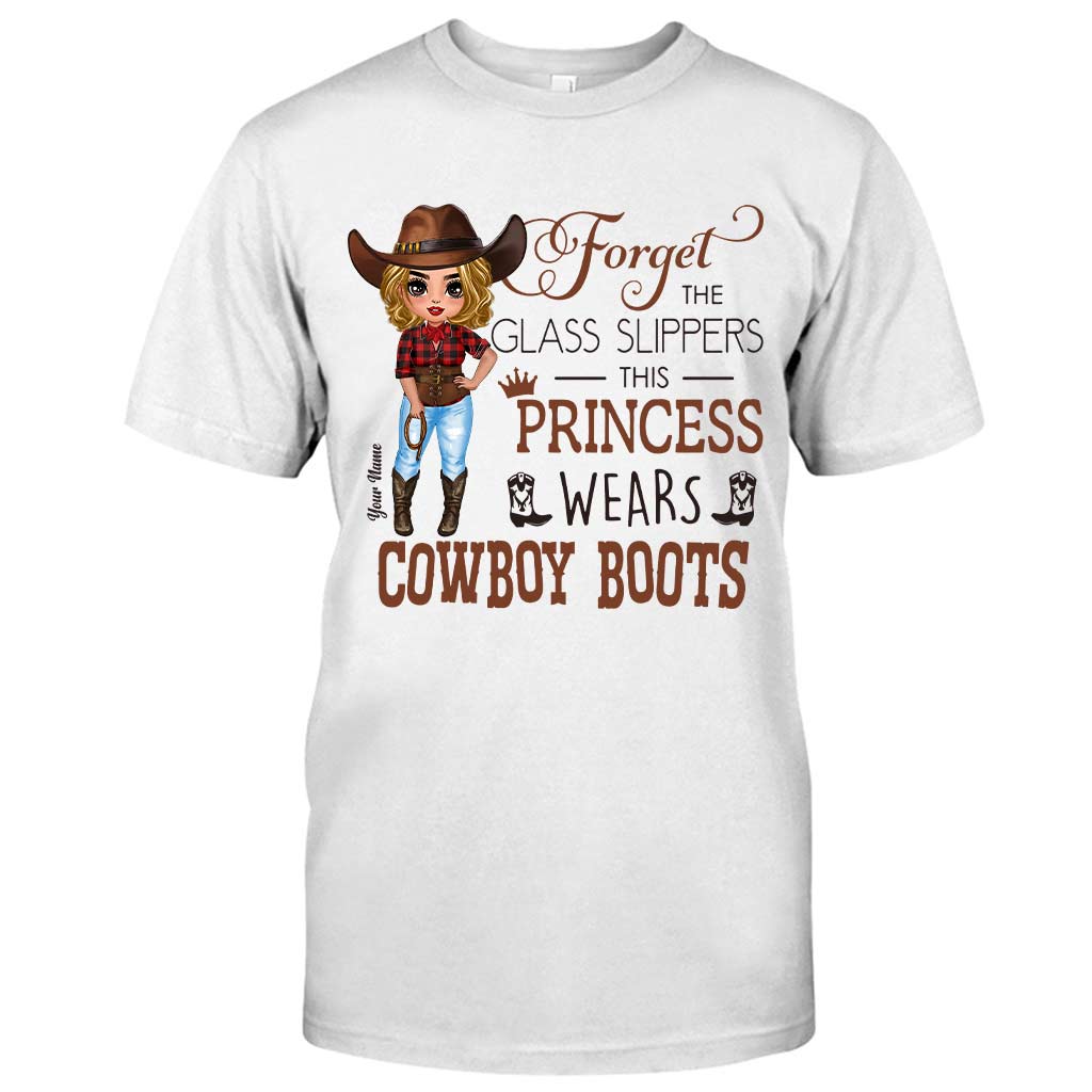 Forget The Glass Slipper - Personalized Country Girl T-shirt and Hoodie