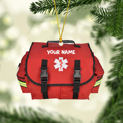 EMT - Personalized Christmas EMT Ornament (Printed On Both Sides)