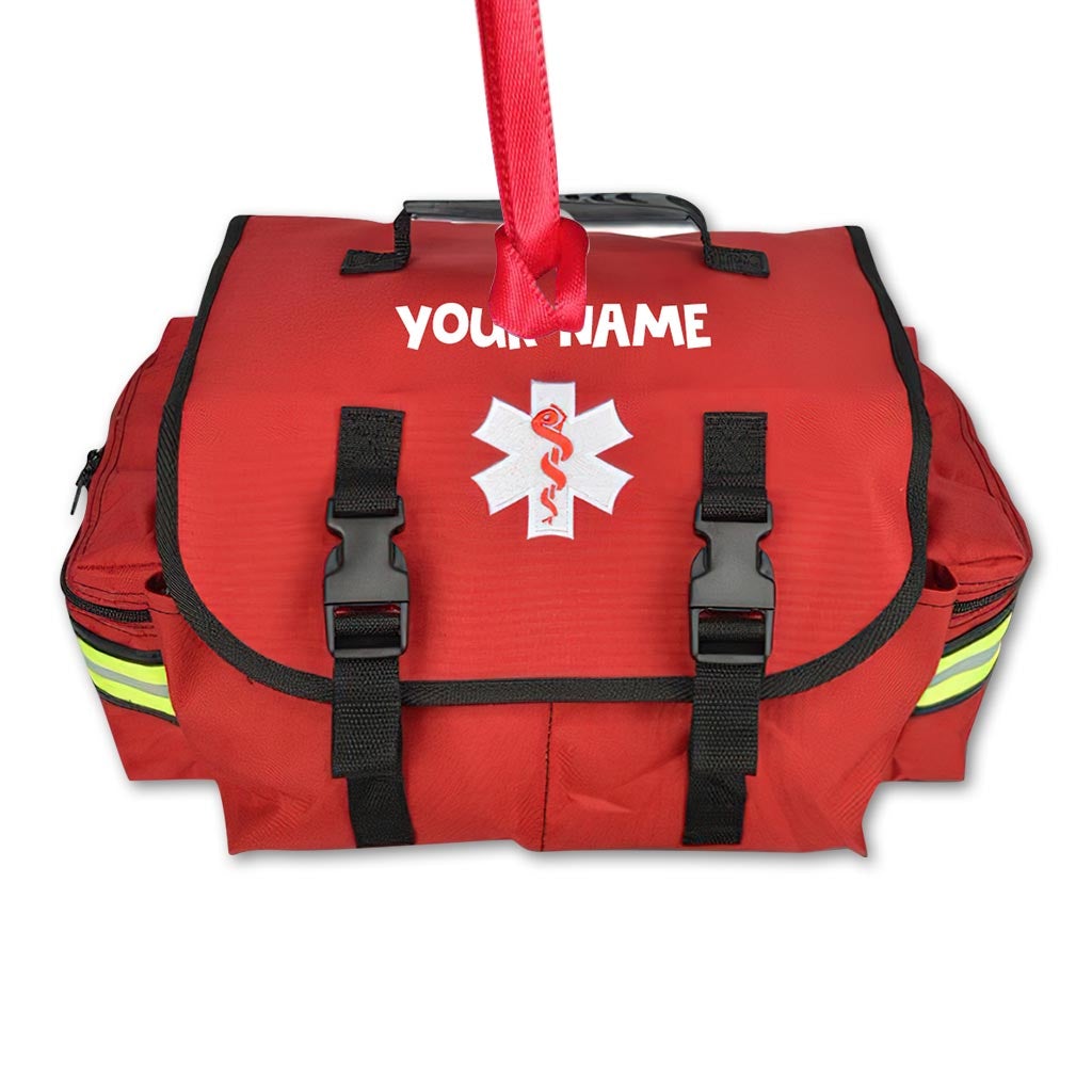 EMT - Personalized Christmas EMT Ornament (Printed On Both Sides)