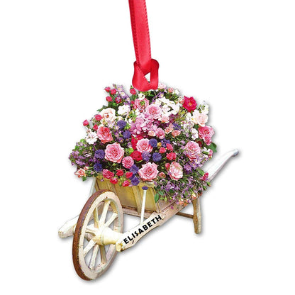 Gardening Lover - Personalized Christmas Ornament (Printed On Both Sides)