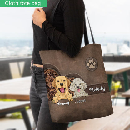 Dog Lovers - Personalized Dog Tote Bag